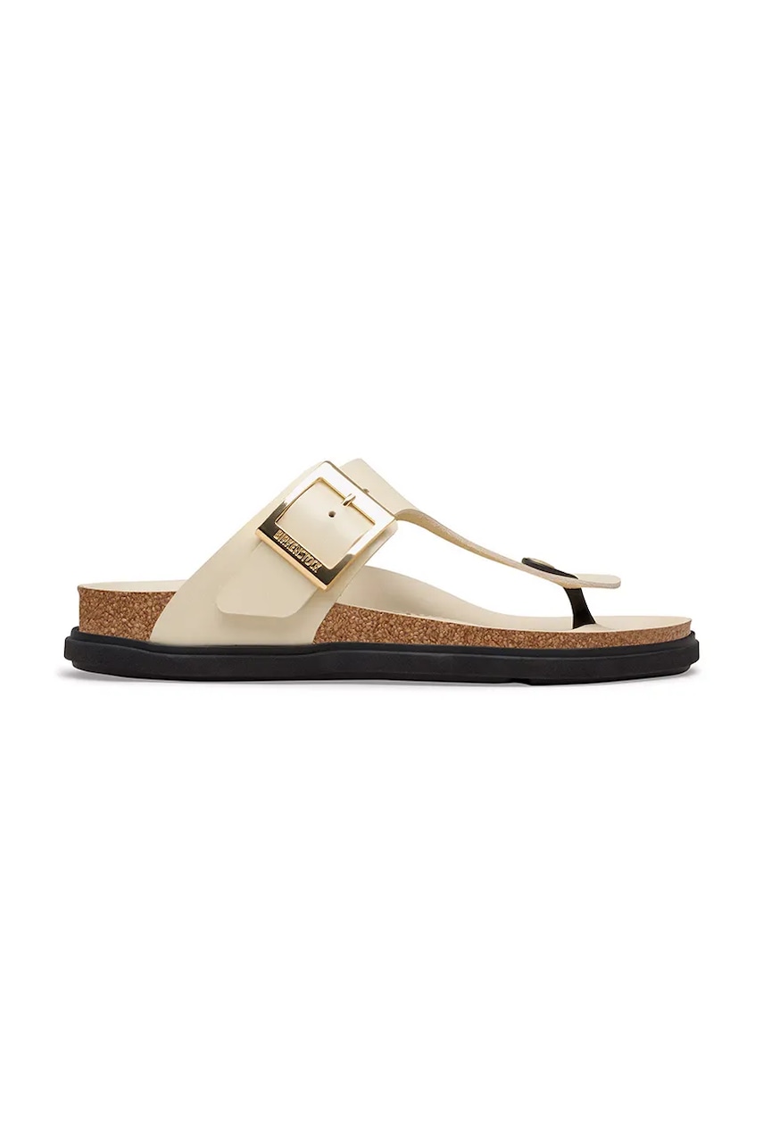 Birkenstock Gizeh DB LENA japonki na płaskim obcasie damskie skórzane
