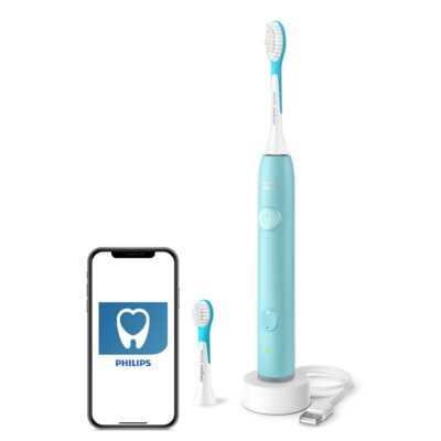 Szczoteczka soniczna PHILIPS Sonicare for Kids Smart HX6600/13 Turkusowy