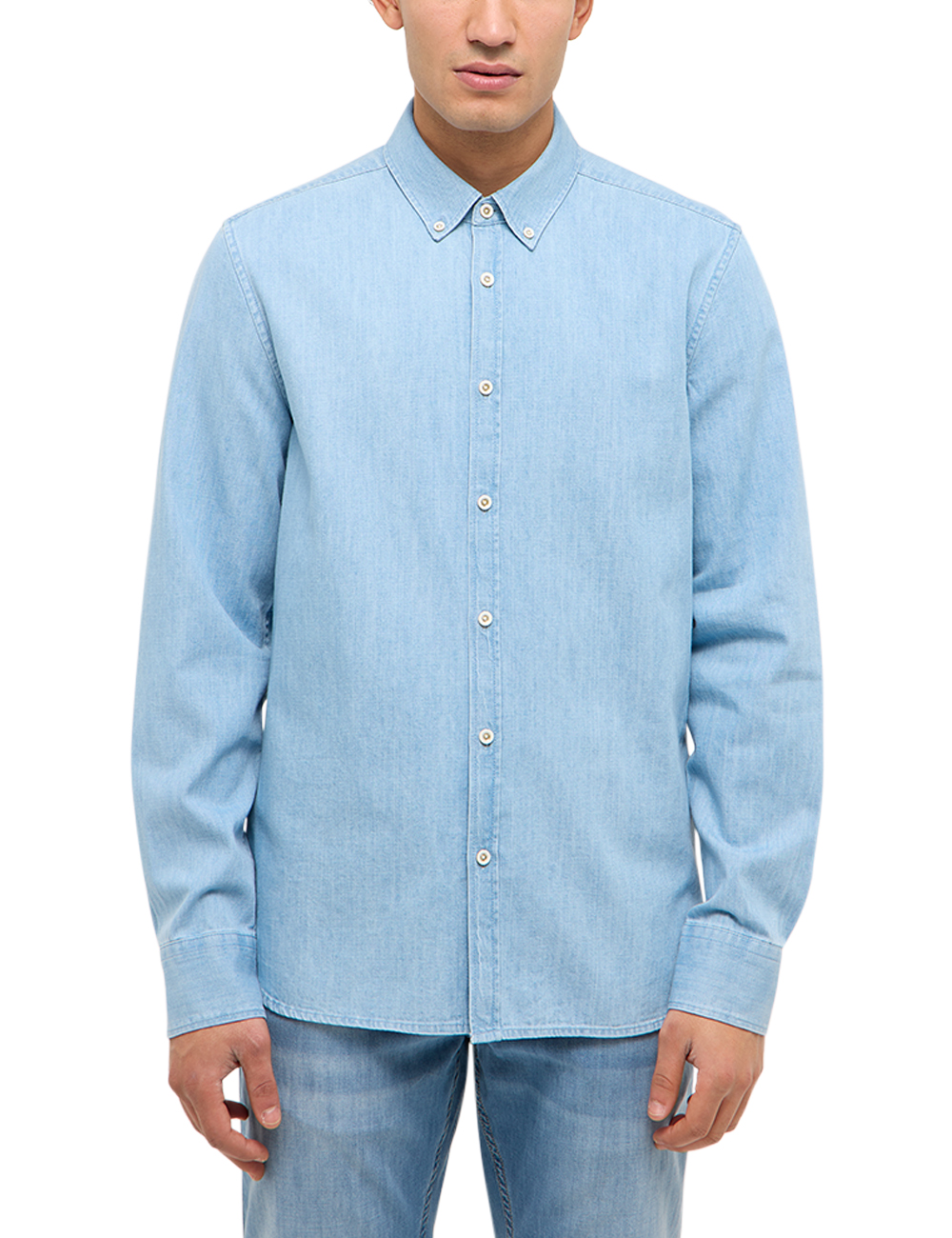 MUSTANG CULLMAN DENIM BLUE KOSZULA JEANSOWA MĘSKA