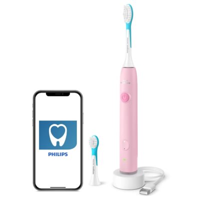 Szczoteczka soniczna PHILIPS Sonicare for Kids Smart HX6600/11 Różowy
