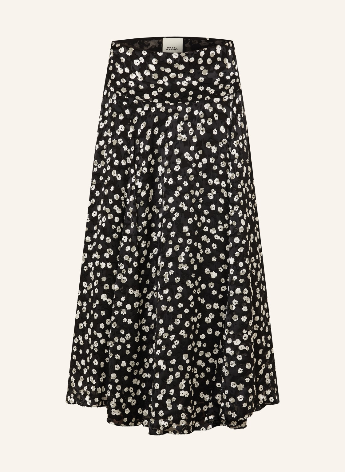 Isabel Marant Spódnica Hilza Z Jedwabiem schwarz