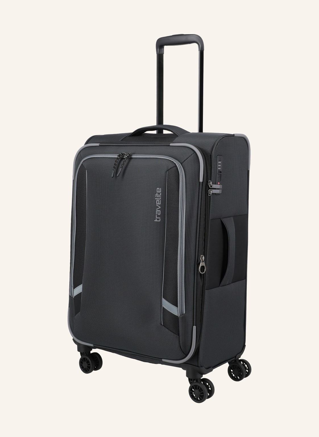Travelite Walizka Na Kółkach Corsiica Medium schwarz
