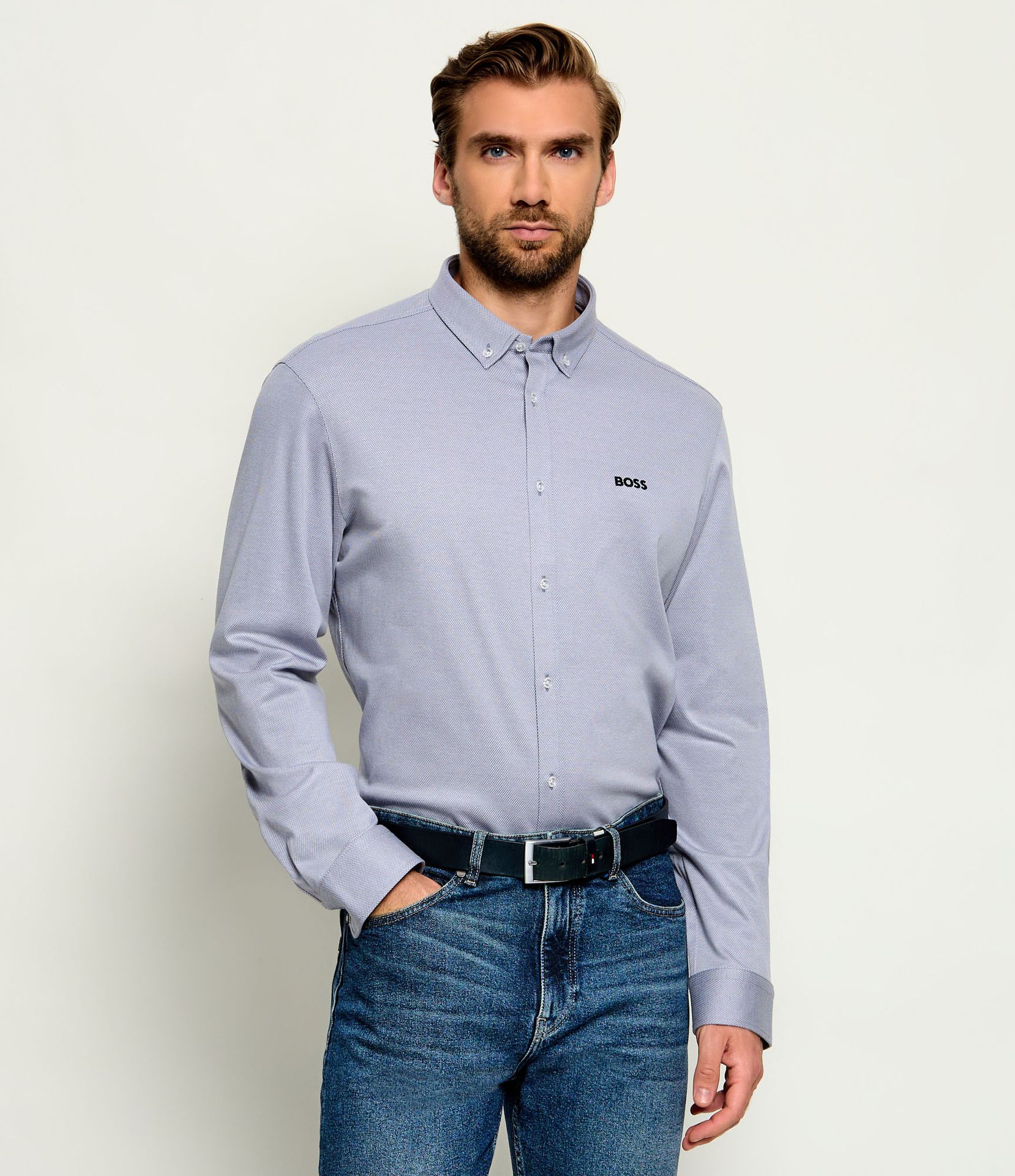 BOSS GREEN Koszula ST_Motion L Regular Fit stretch