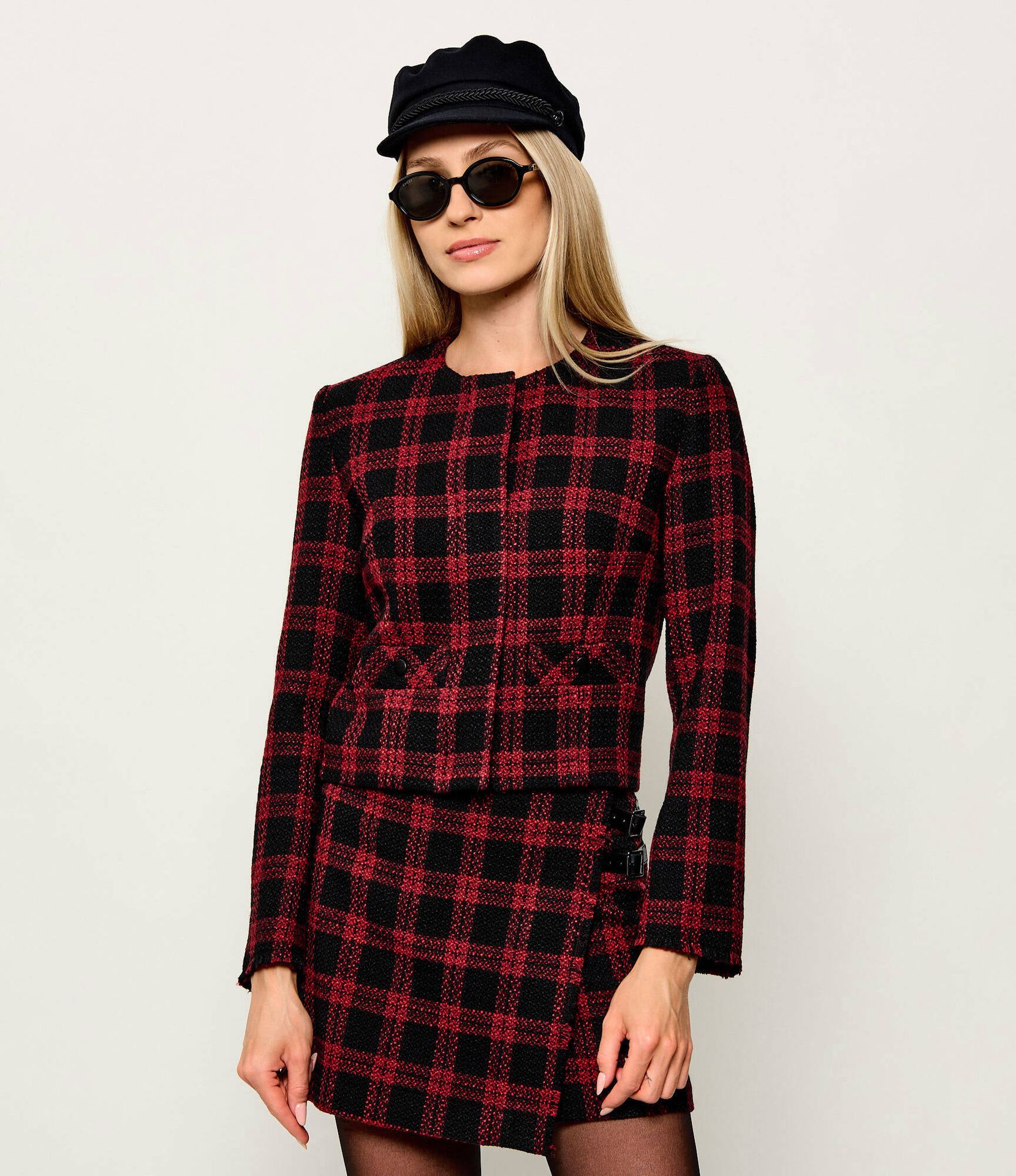 Pinko Żakiet Geum Cropped Fit z dodatkiem wełny