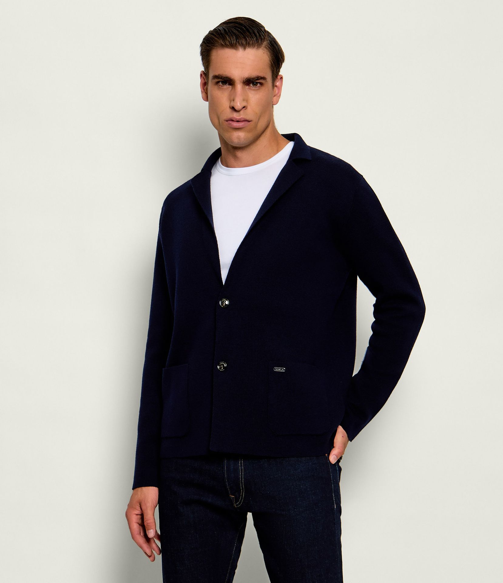 Tombolini Wełniany kardigan Regular Fit