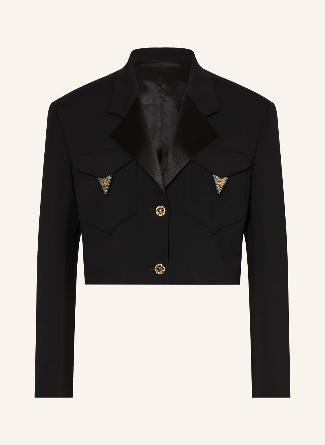Versace Marynarka schwarz