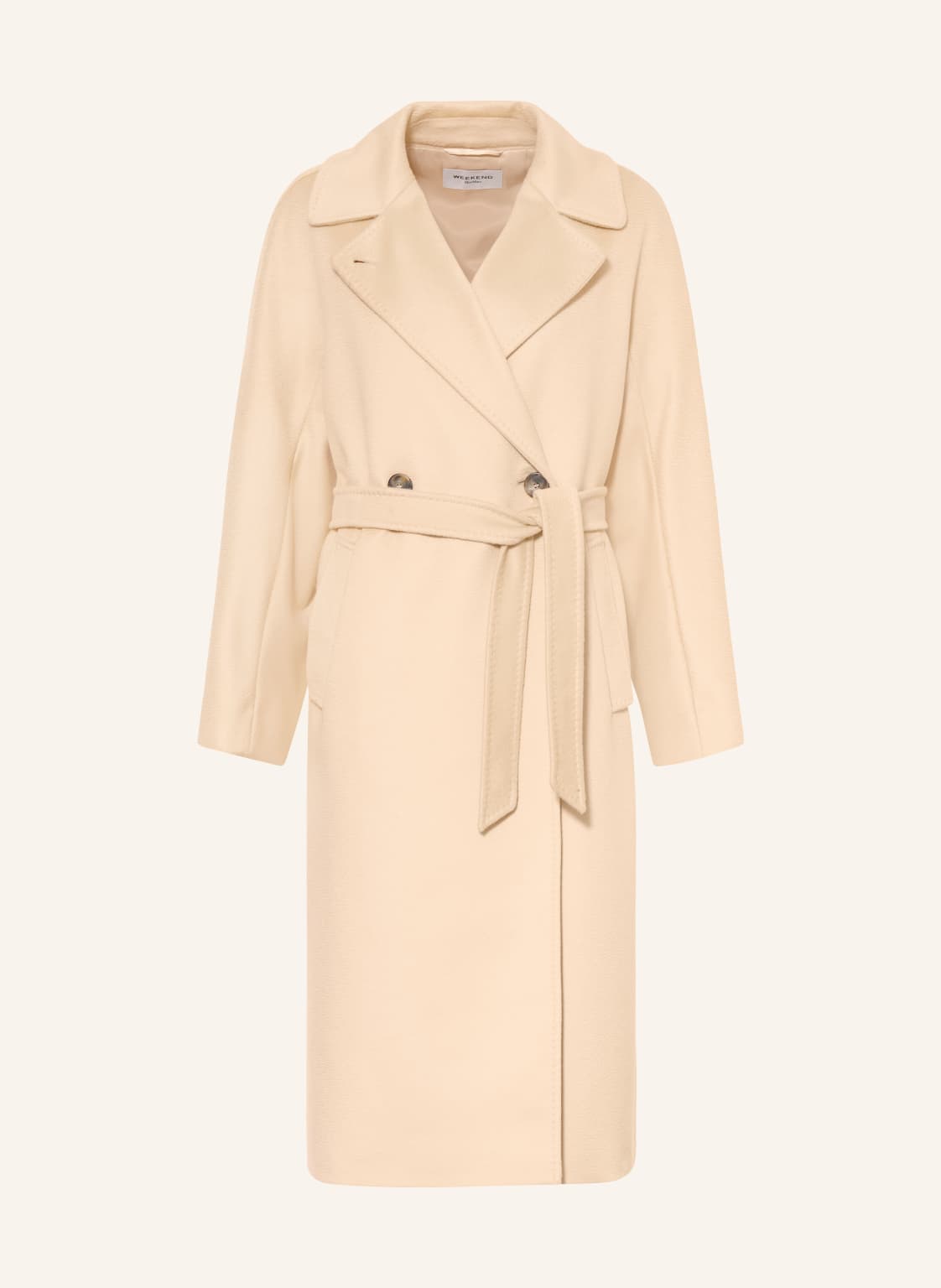 Weekend Max Mara Płaszcz Wełniany Resina beige