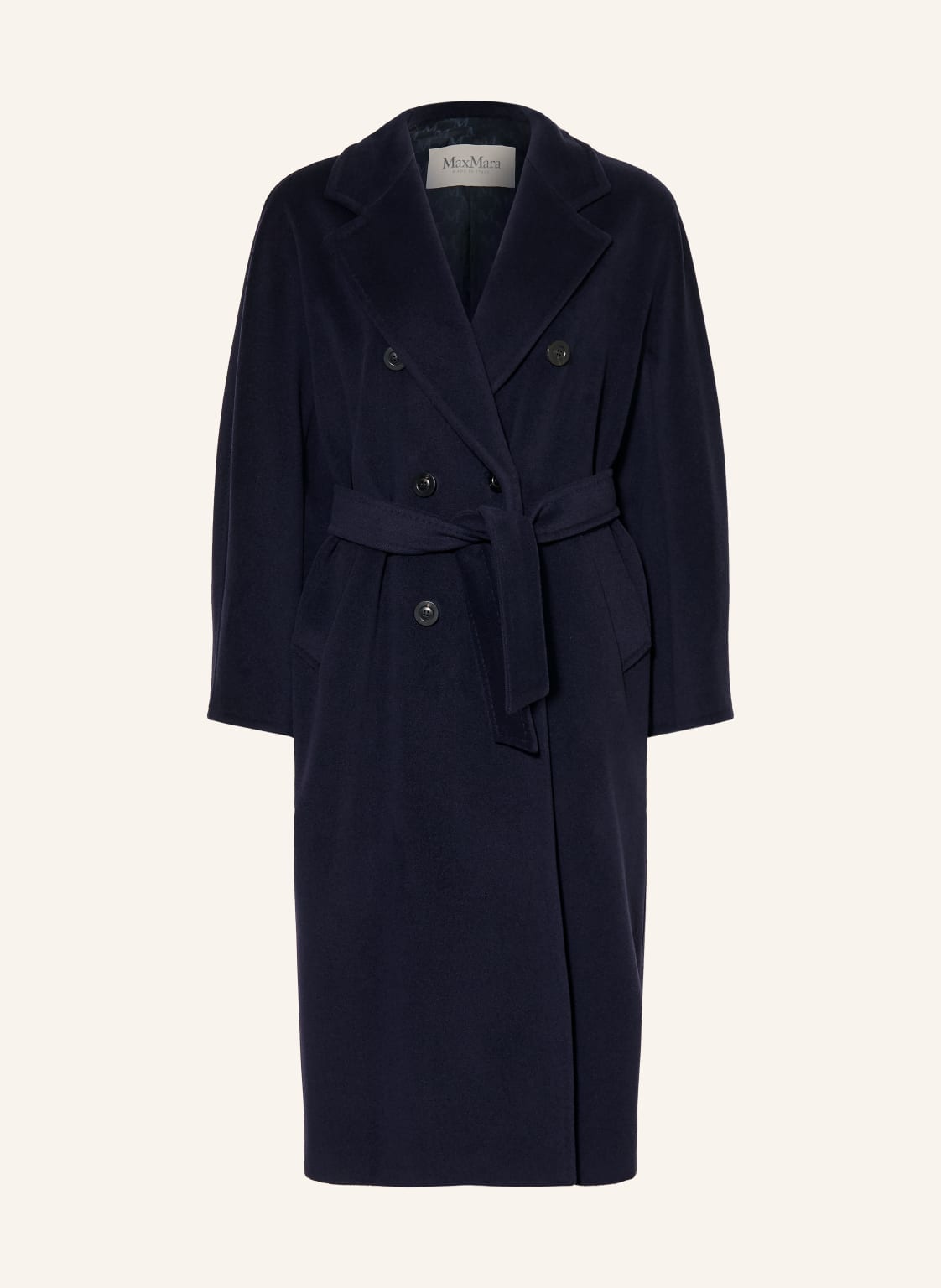 Max Mara Płaszcz Wełniany Madame blau