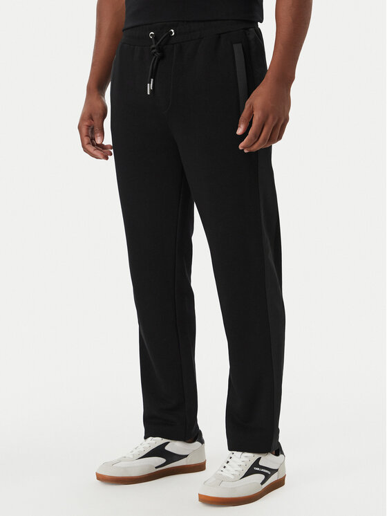 KARL LAGERFELD Spodnie dresowe 705006 562900 Czarny Regular Fit