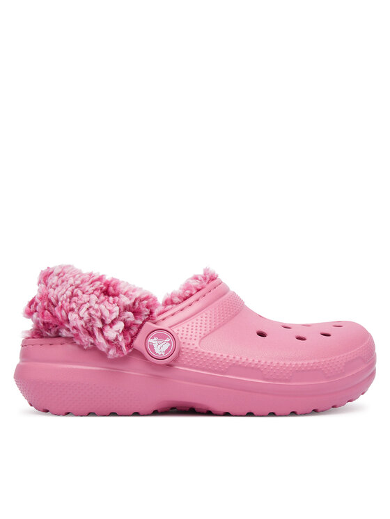 Crocs Klapki Classic Fleece Lined Clog K 212856 Różowy