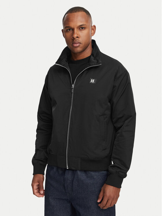 KARL LAGERFELD Kurtka bomber 505003-561533 Czarny Regular Fit