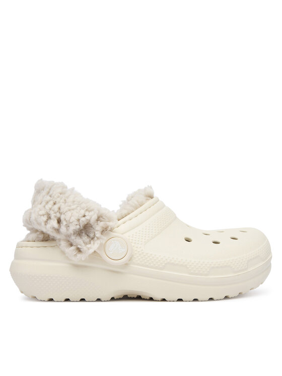 Crocs Klapki Classic Fleece Lined Clog K 212856 Beżowy