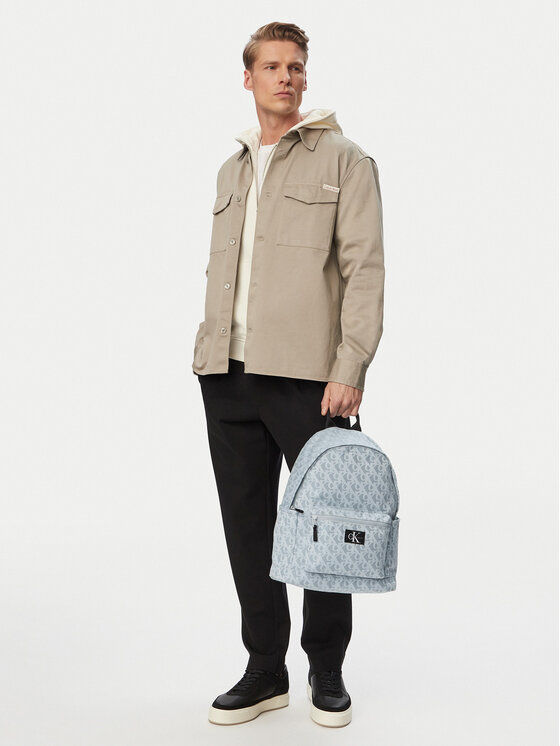 Calvin Klein Plecak Aop Backpack IU0IU00735 Niebieski jasny