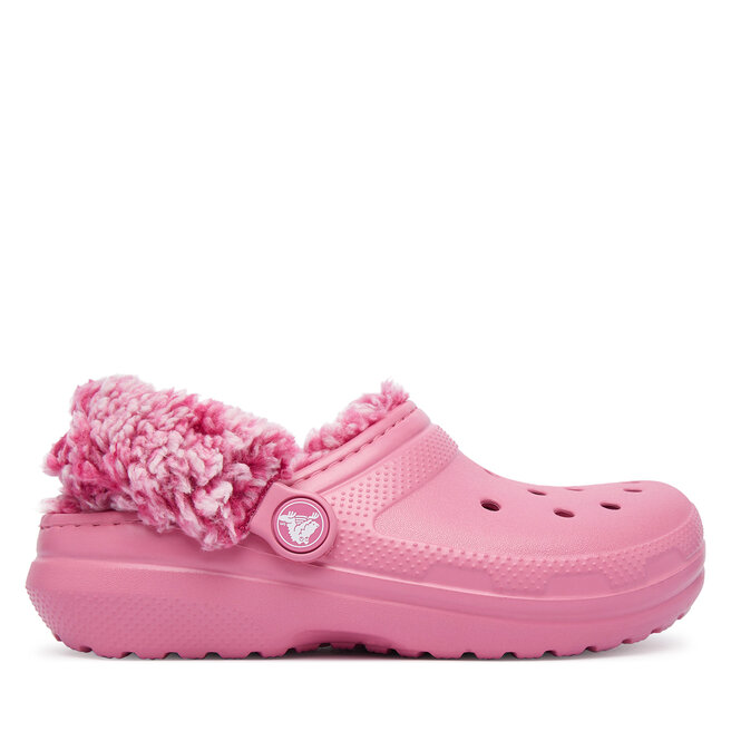 Klapki Crocs Classic Fleece Lined Clog K 212856 Różowy