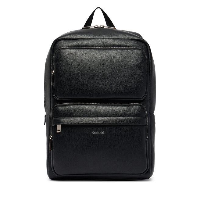 Plecak Calvin Klein Raised Double Pocket Backpack LV04D3493G Czarny