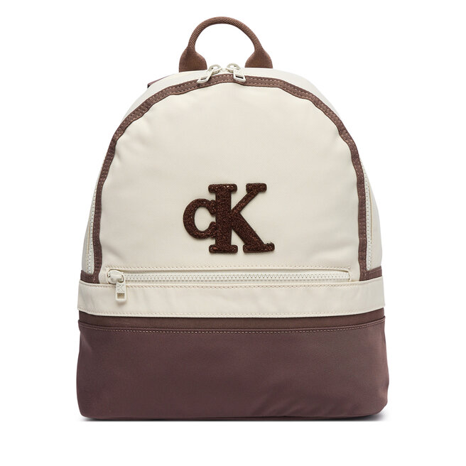 Plecak Calvin Klein Jeans Colour Block Backpack IU0IU00758 Beżowy