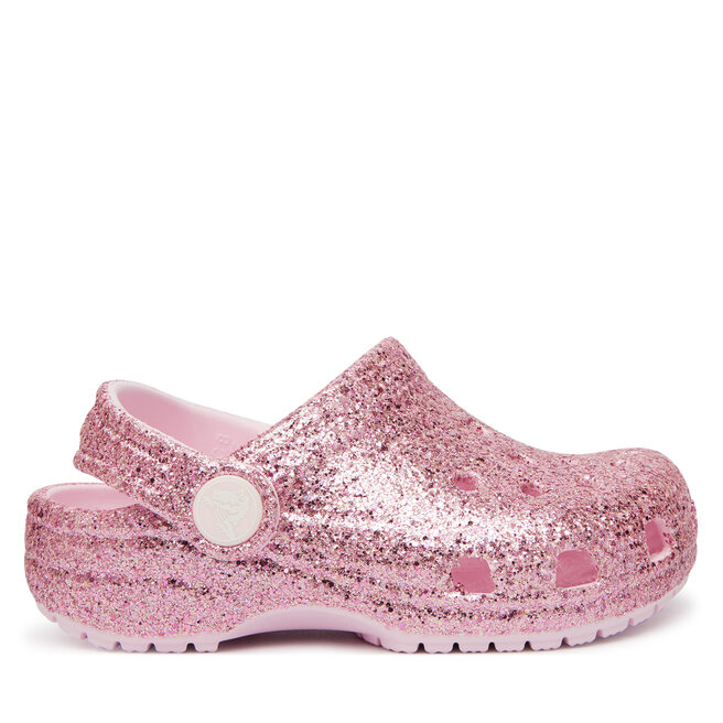 Klapki Crocs Classic Chunky Glitter Clog T 211940 Różowy
