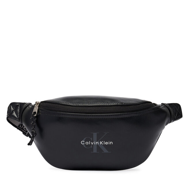 Nerka Calvin Klein Bold Logo Webbing Waistbag LV04D3630G Czarny