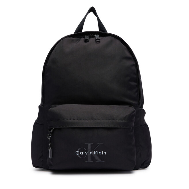 Plecak Calvin Klein Jeans Solid Monologo Backpack IU0IU00731 Czarny