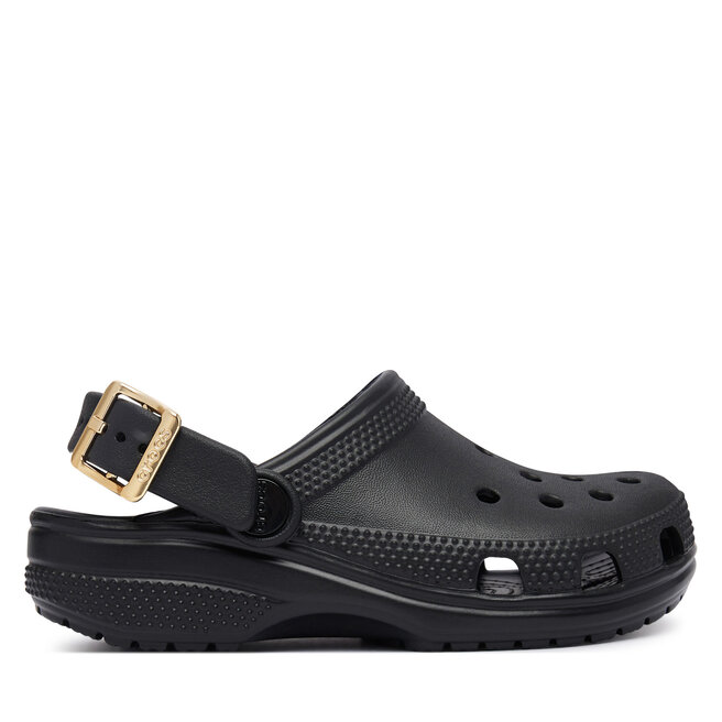 Klapki Crocs Classic Metallic Buckle Clog K 214228 Czarny