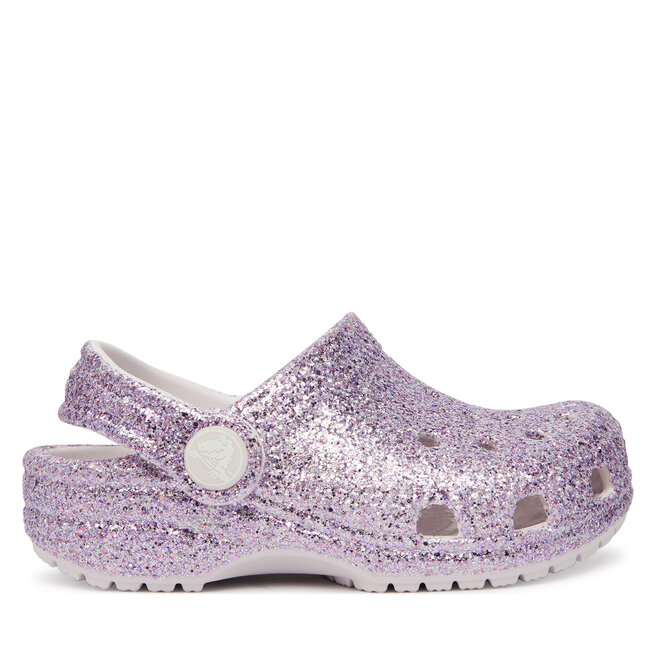Klapki Crocs Classic Chunky Glitter Clog T 211940 Fioletowy
