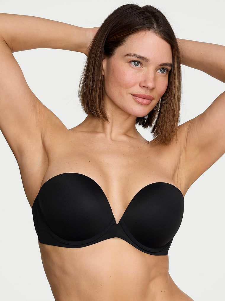 Invisible by Victoria's Secret Biustonosz push-up bez ramiączek Strapless