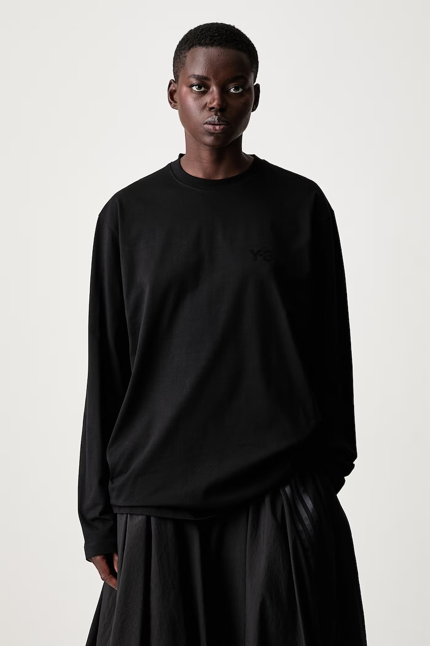 Y-3 longsleeve damski bawełniany U LS TEE