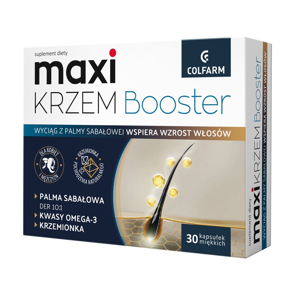 Maxi Krzem Booster, kapsułki miękkie, 30 szt.