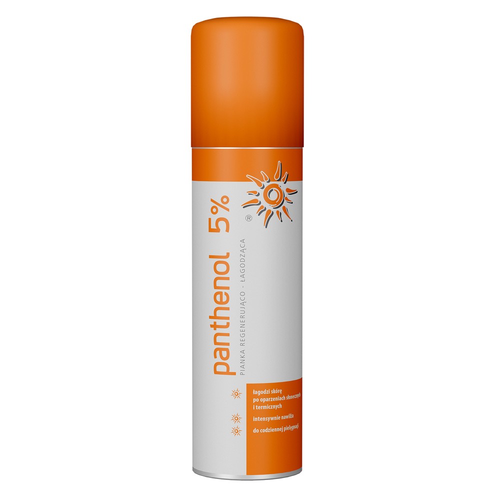 Panthenol 5%, pianka, regenerująco-łagodząca, 150 ml