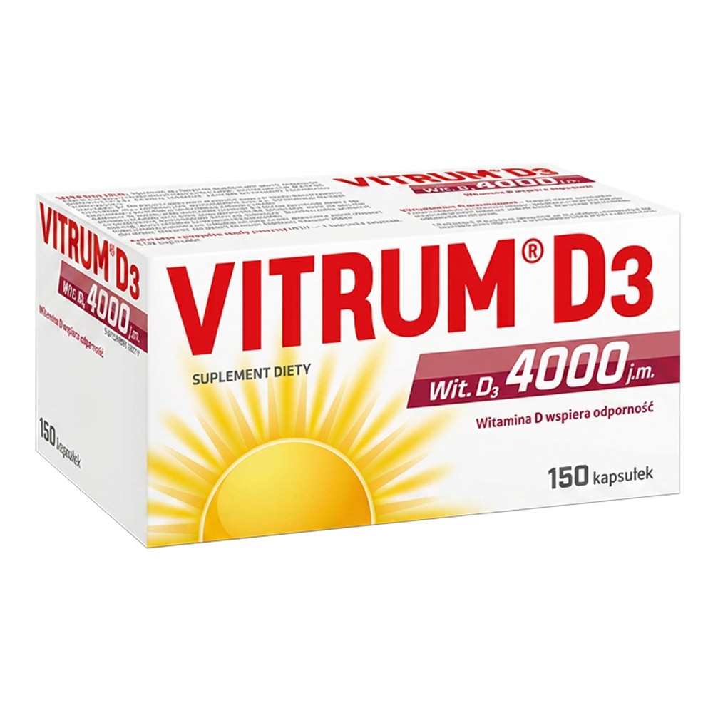 Vitrum D3 4000, kapsułki, 150 szt.