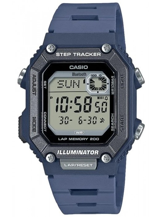ZEGAREK MĘSKI CASIO Digital Moonphase WS-B1000-2AVDF + BOX