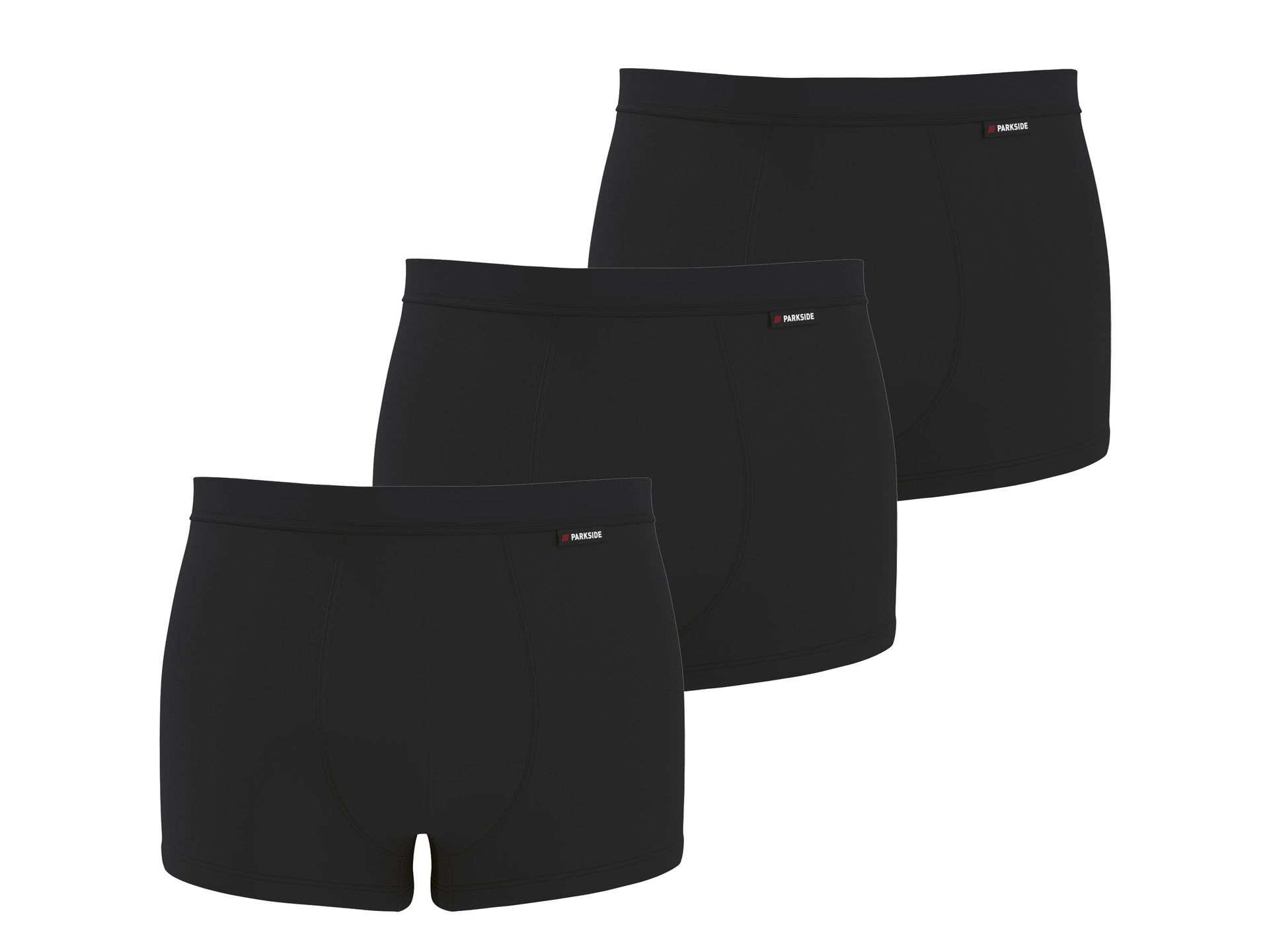 PARKSIDE® Bokserki męskie, 3 pary (Czarny, 7/XL)