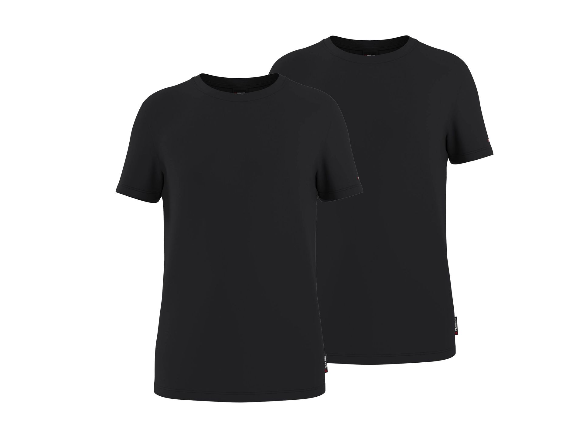 PARKSIDE® Podkoszulki męskie, 2 sztuki (Czarny, 7/XL)