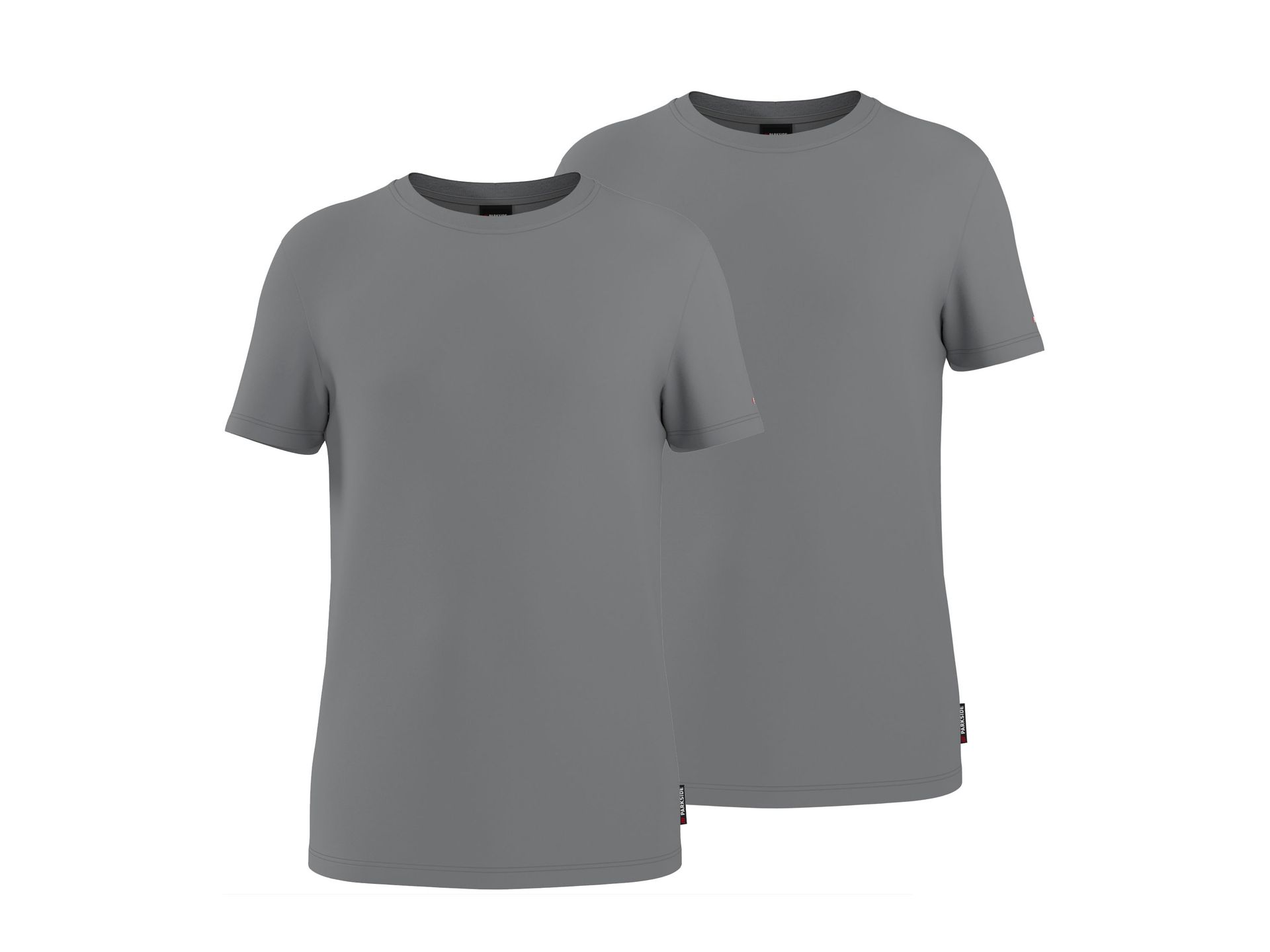 PARKSIDE® Podkoszulki męskie, 2 sztuki (Szary, 6/L)