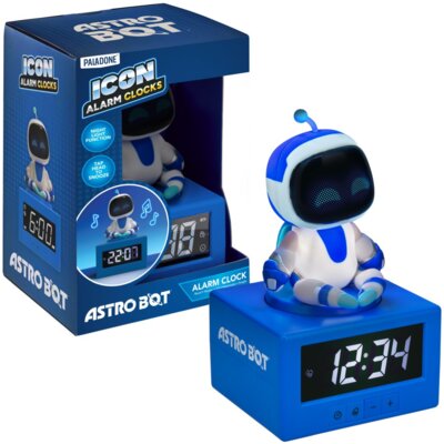 Zabawka budzik z lampką nocną PALADONE Astro Bot Icon