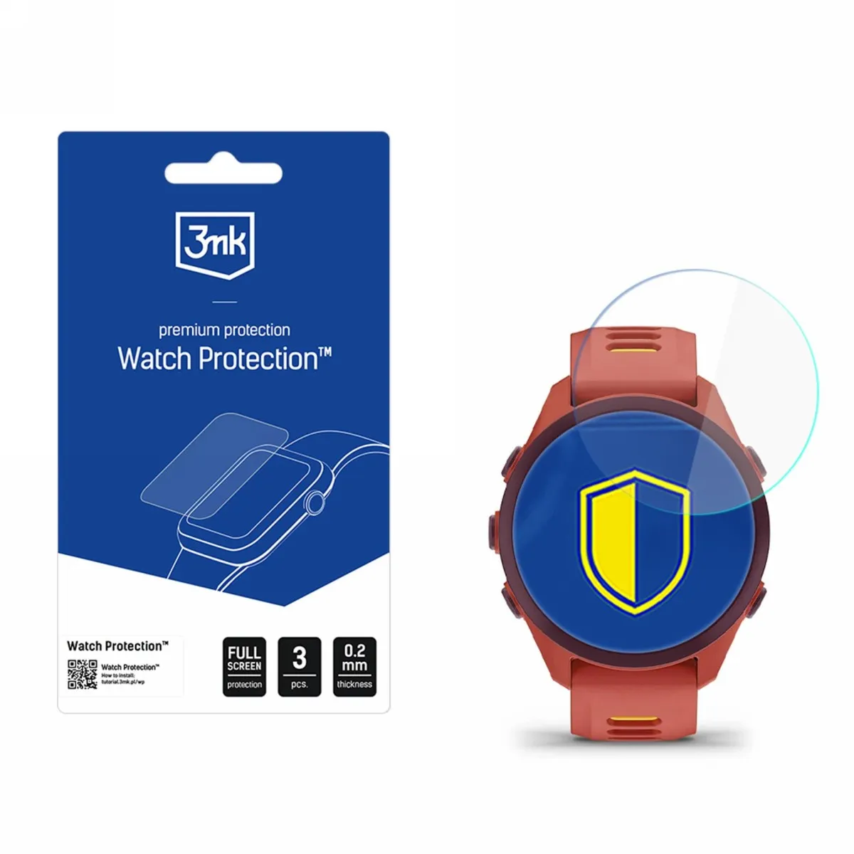 Garett Forerunner 70/ 170/ 170 Music Folia ochronna 3 szt - 3mk Watch Protection FlexibleGlass ★ AUTORYZOWANY SKLEP PayPo ZWROT DO 365 DNI • POLECANA OFERTA ✓