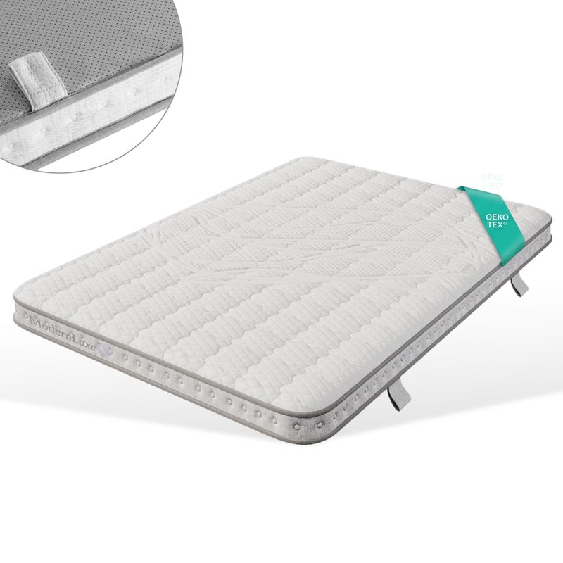 Materac kieszeniowy 140 x 200 cm z 7 strefami H3, ergonomiczna zimna pianka, antyroztoczowy, oddychający, OEKO-TEX