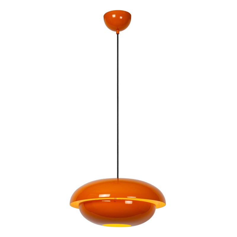 Lampa wisząca YOUNES pomarańczowy 1xE27x40W metal wym:50x40x40cm IP20 Lucide