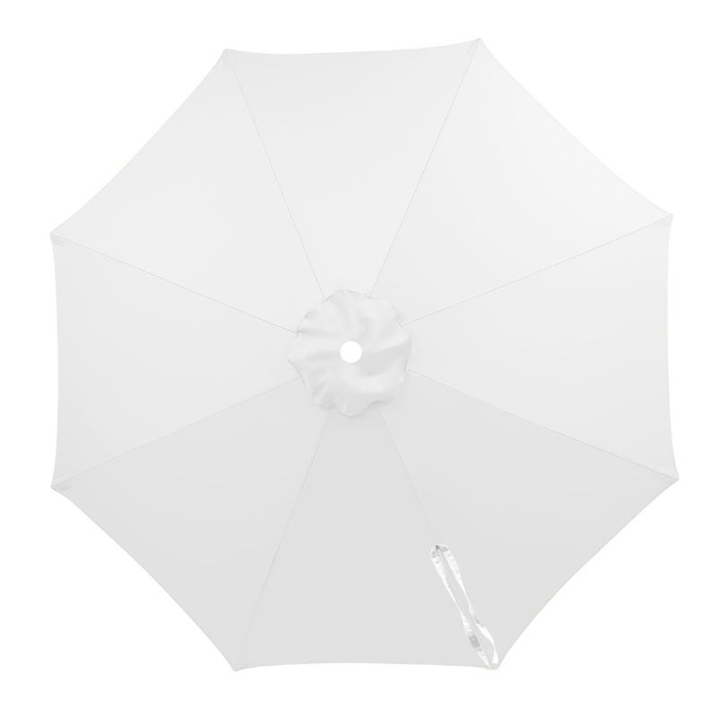 Zapasowa czasza do parasola ogrodowego, wodoodporna i odporna na promieniowanie UV, biała, średnica 300 cm, 8 żeber.
