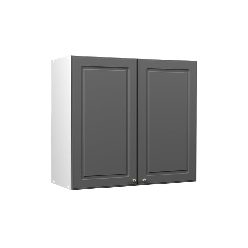 Vicco Szafka ścienna Fame-Line, Anthrazit Gold rustykalny/Biały, 80 cm