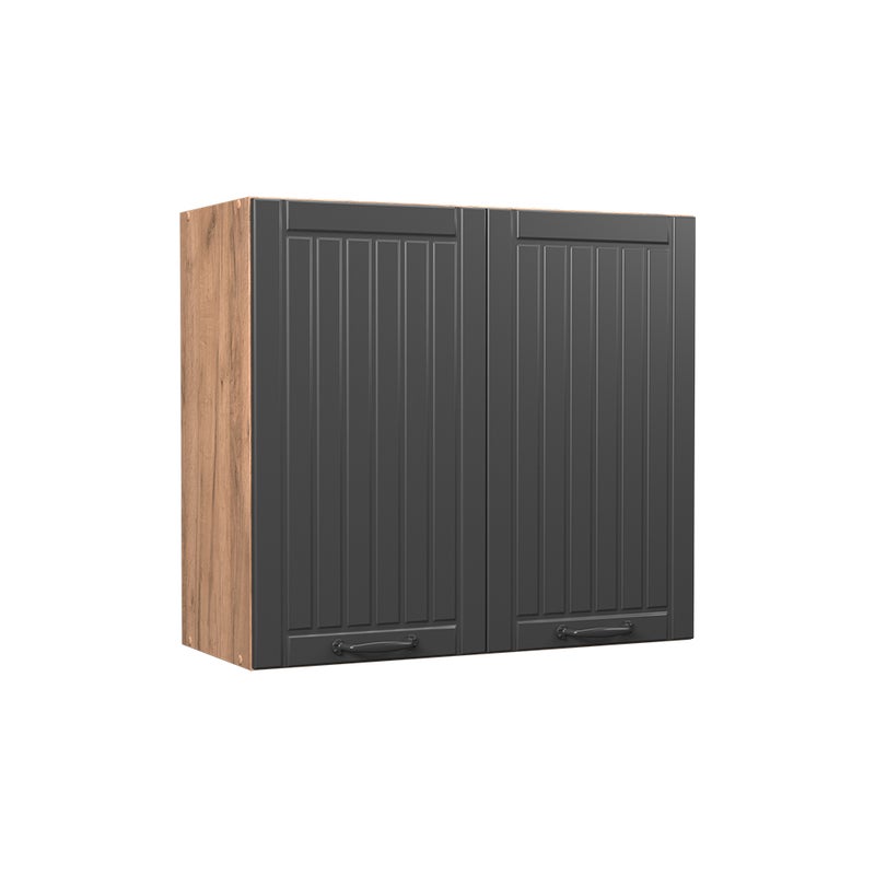 Vicco Szafka ścienna Fame-Line, Ciemnoszary/Dąb goldkraft, 80 cm