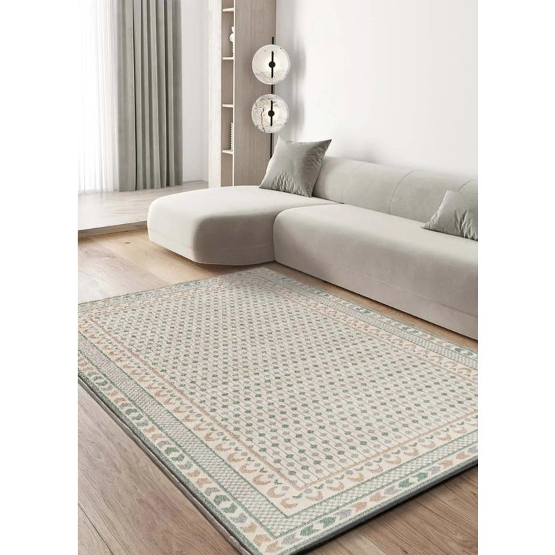 Dywan wewnętrzny prostokątny, zielony / beżowy, 160 x 230 cm, ASTRA etniczny - ATTICGO