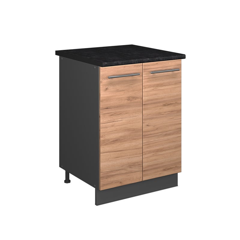 Vicco Szafka pod zlew Fame-Line, Dąb goldkraft/Antracyt, 60 cm
