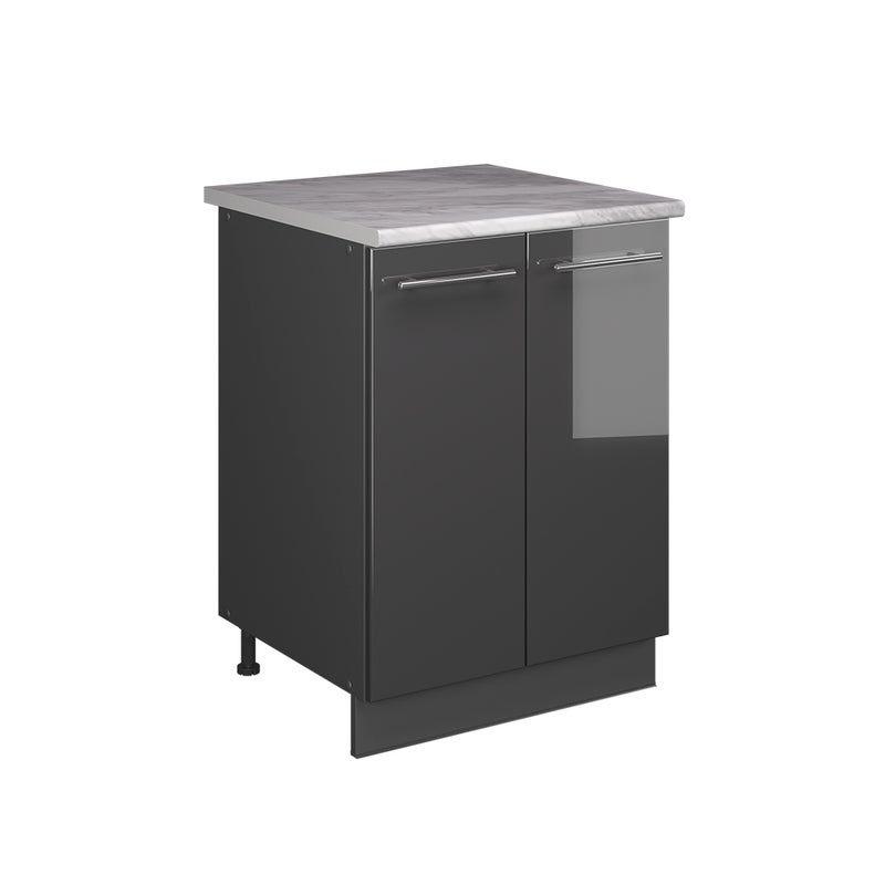 Vicco Szafka pod zlew Fame-Line, Antracyt połysk/Antracyt, 60 cm