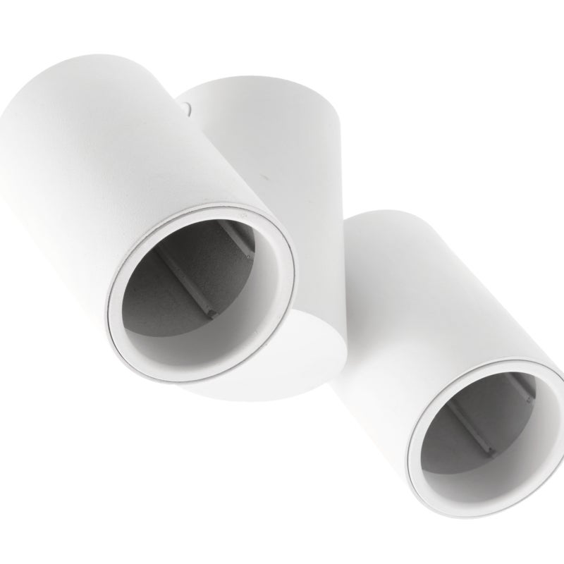 Oprawa sufitowa LUPO, GU10, max. 50W*2, AC220-240V, IP20, aluminium, 116x56x115 mm, okrągła, biały - GTV LIGHTING
