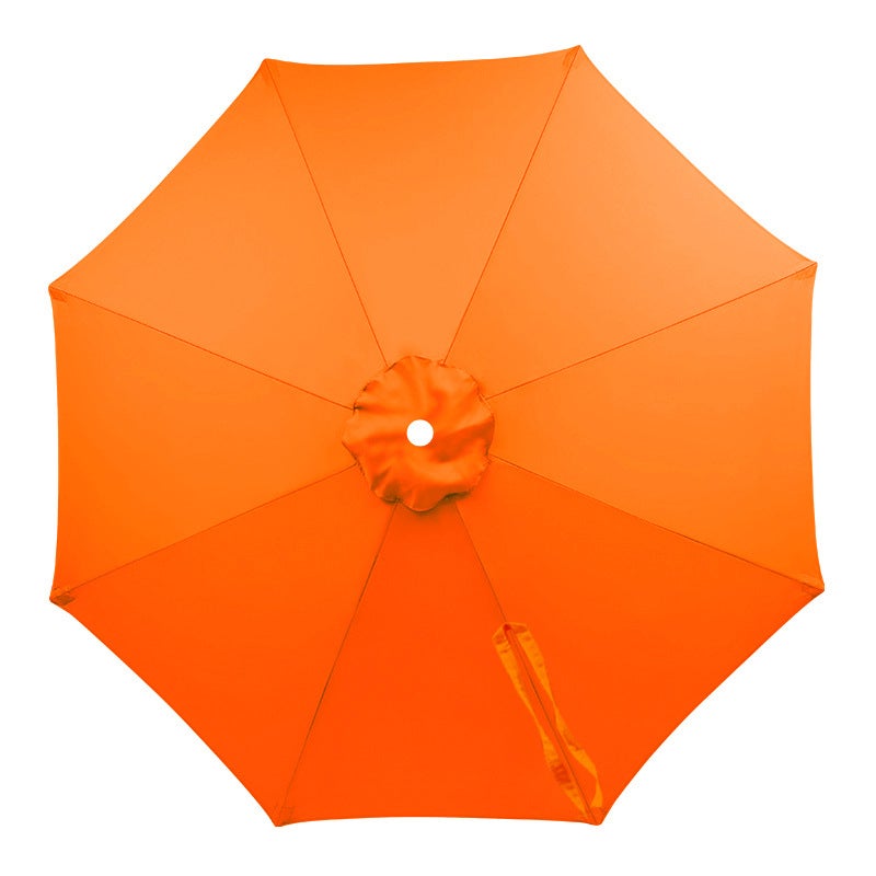 Zapasowa czasza do parasola ogrodowego, wodoodporna i odporna na promieniowanie UV, pomarańczowa, średnica 300 cm, 10 żeber.