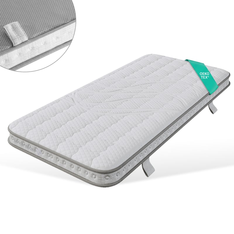 Materac kieszeniowy 90 x 200 cm z 7 strefami H3, ergonomiczna zimna pianka, antyroztoczowy, oddychający, OEKO-TEX