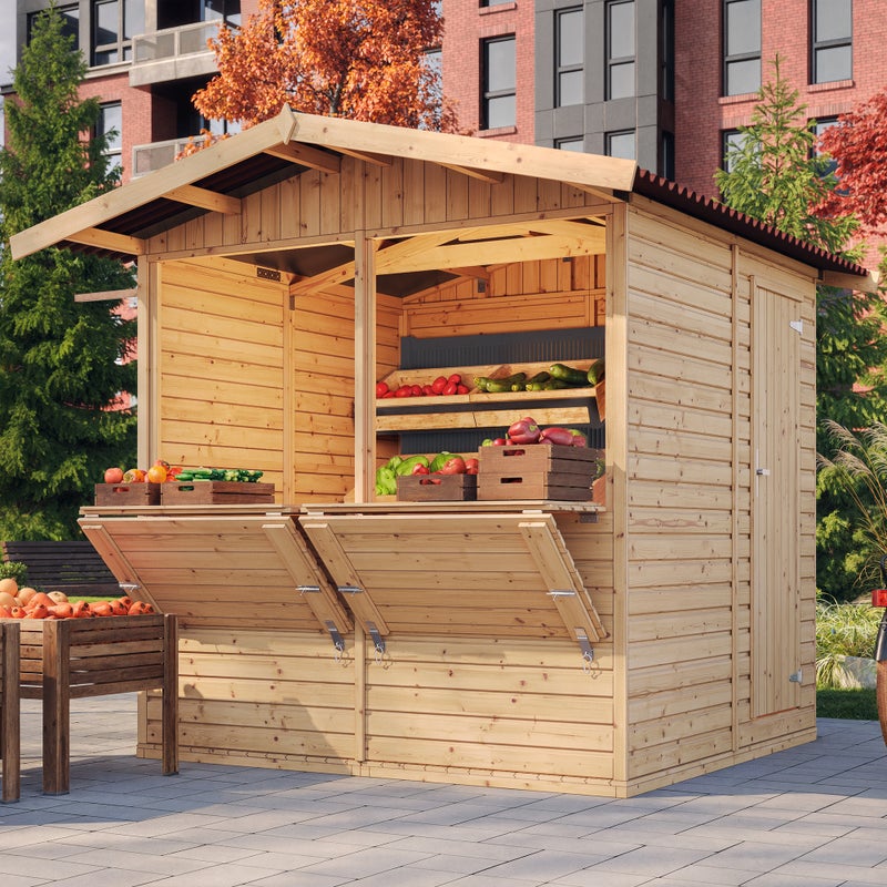 Domek handlowy, drewniany kiosk - 4m² Timbela M149