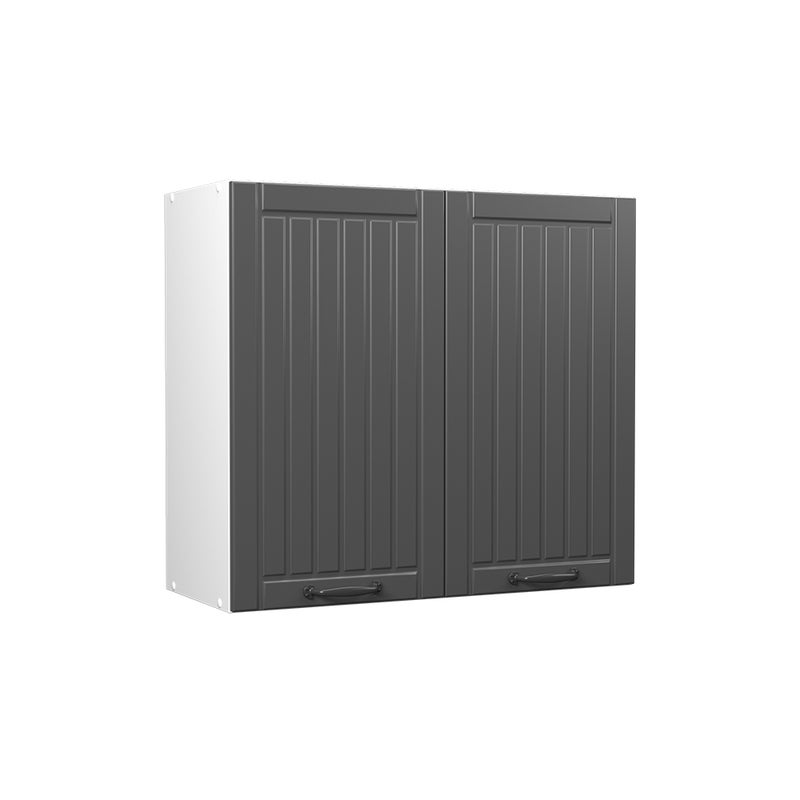 Vicco Szafka ścienna Fame-Line, Ciemnoszary/Biały, 80 cm