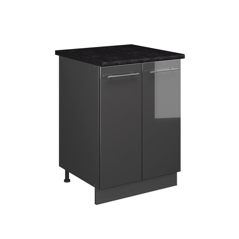 Vicco Szafka pod zlew Fame-Line, Antracyt połysk/Antracyt, 60 cm
